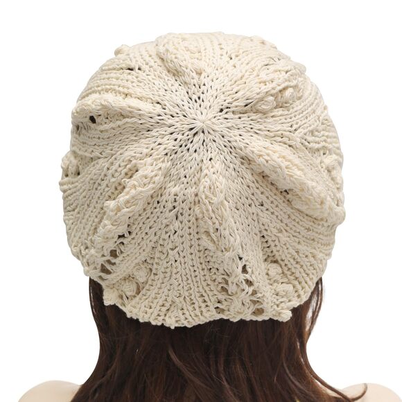 4974 Women\'s Beanie, Knit Beige, One Size Fits main image 4